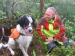 James and Percy on Day one of their successful kiwi tracking expedition