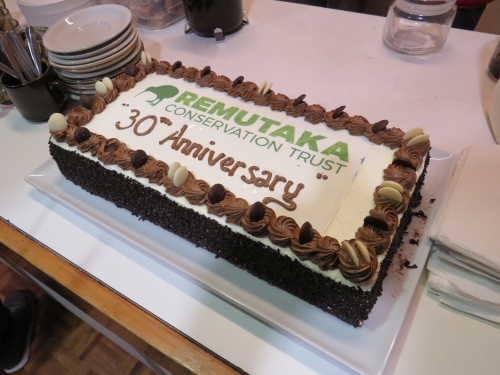 Photo of the cake baked and decorated for our Trust's 30th anniversary celebrations