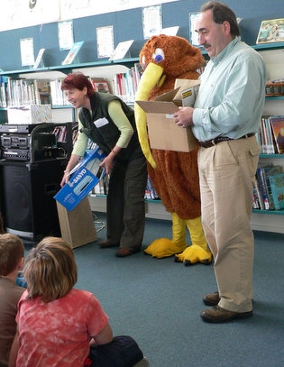 Educating our local school children about our conservation activities